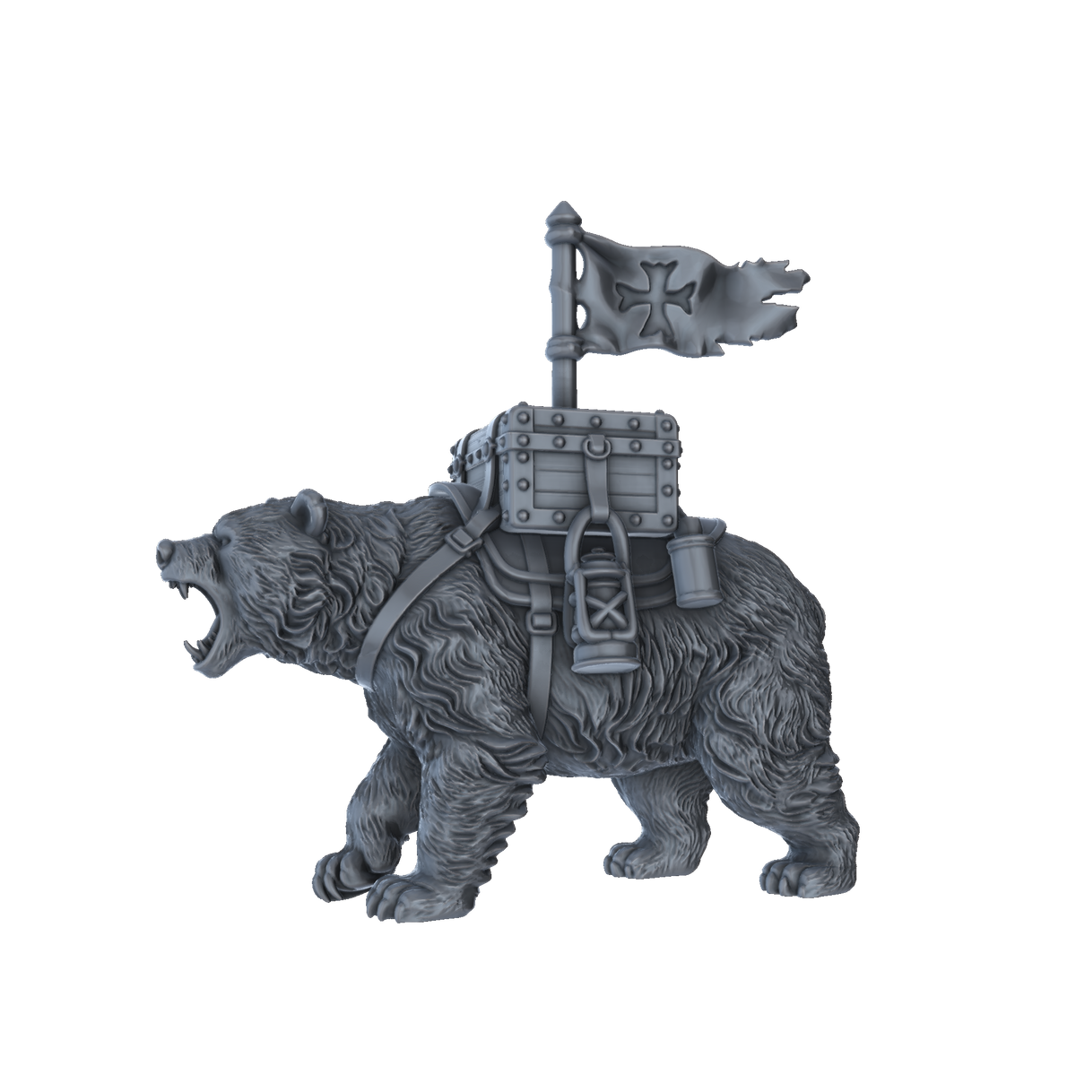 3D printed Bear of faith side view