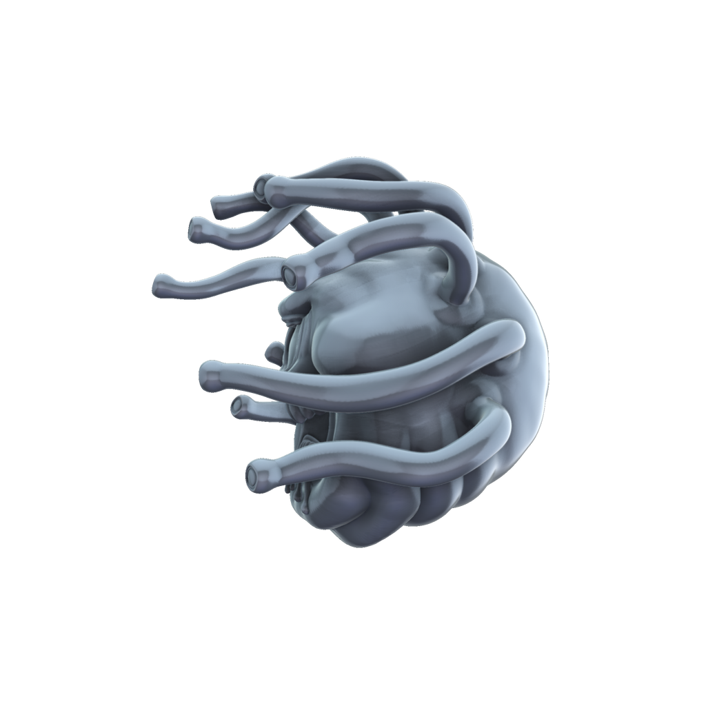 3D printed Beholder side view
