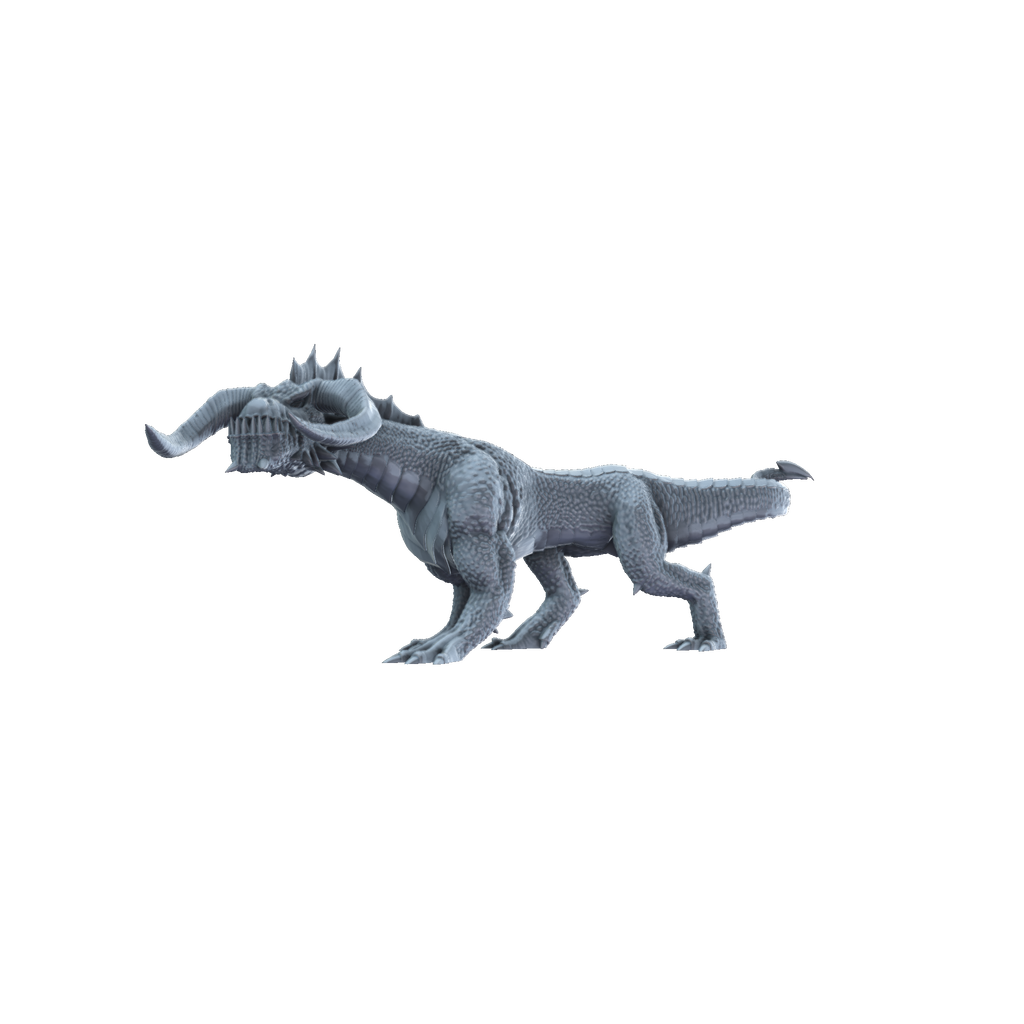 3D printed Black Guard Drake side view
