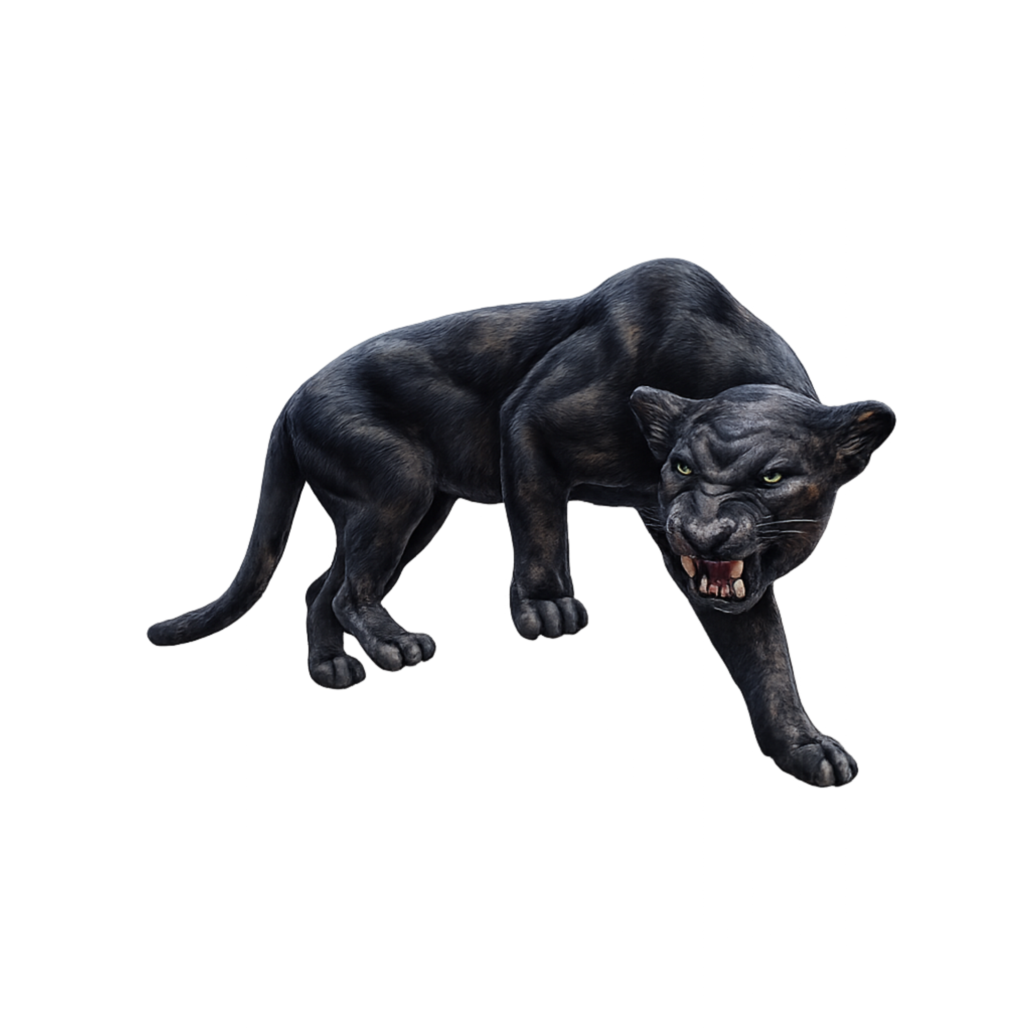 Painted Black Panther miniature