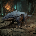 Bulette in a cave setting