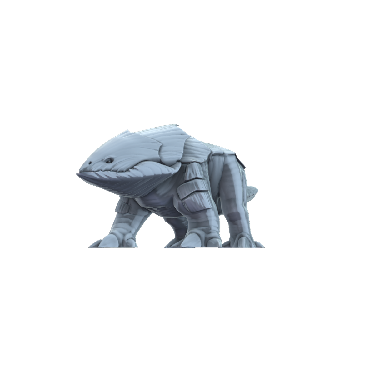 3D printed Bulette front view