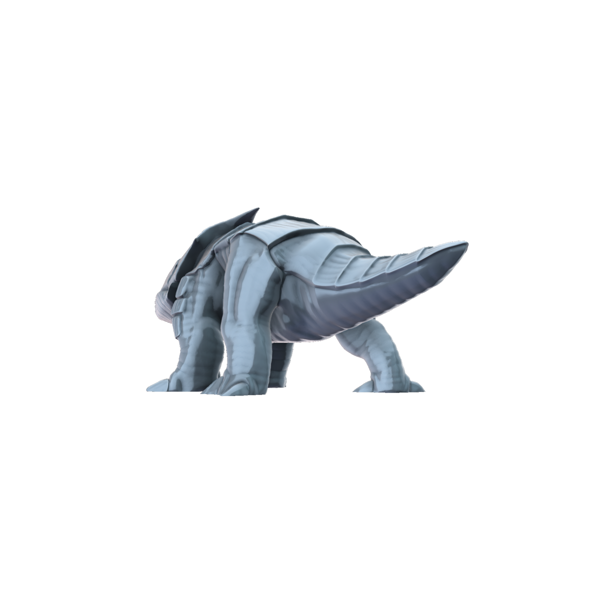 3D printed Bulette rear view