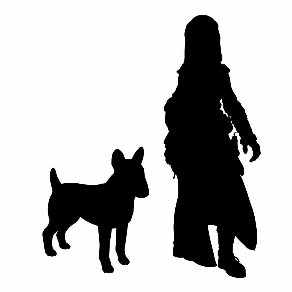 Bull Terrier scale comparison to 28mm human miniature