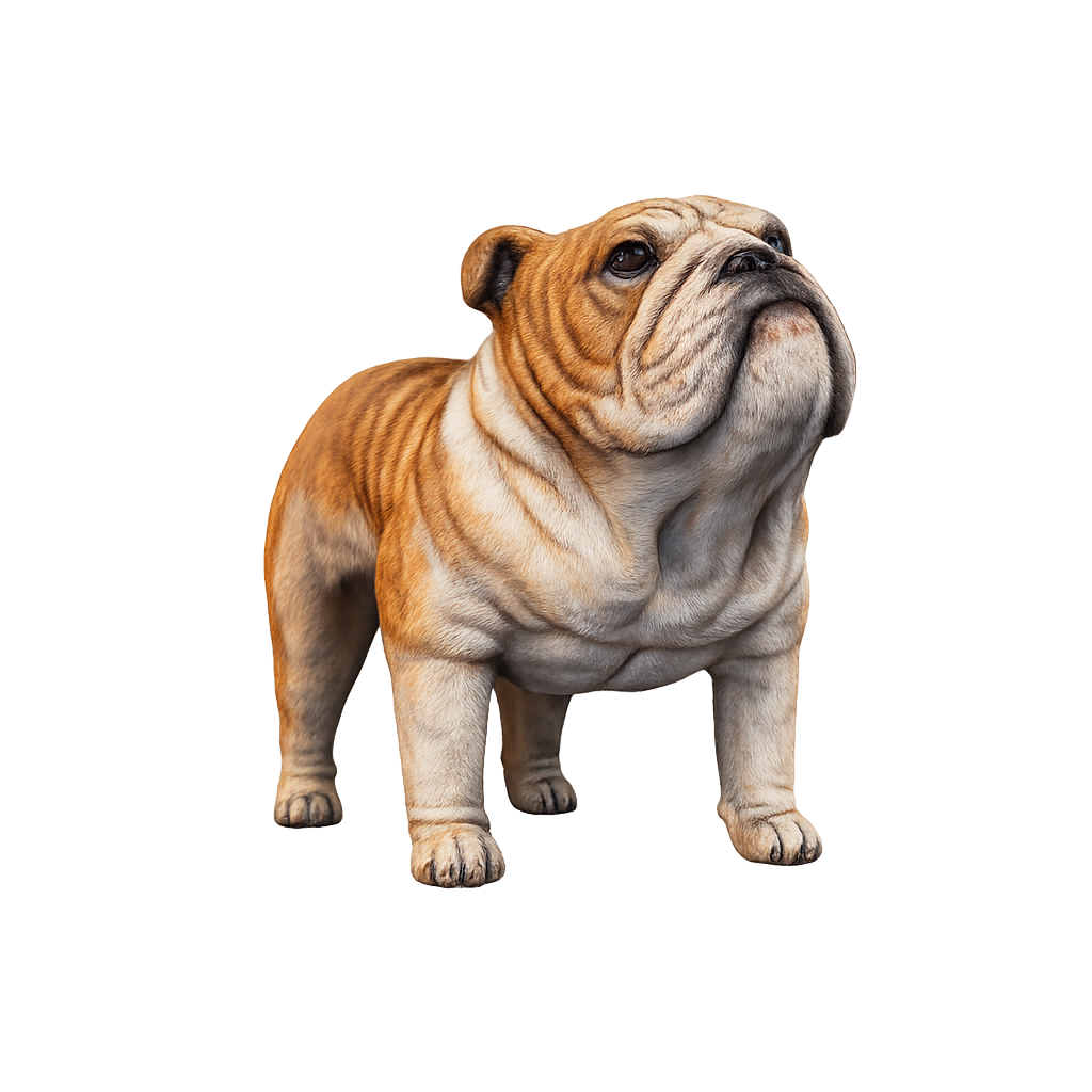 Painted Bulldog miniature