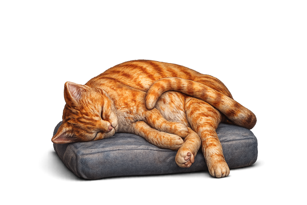 Cat on Cushion - 28mm Miniature