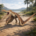 Prehistoric Ceradactylus  in a natural setting