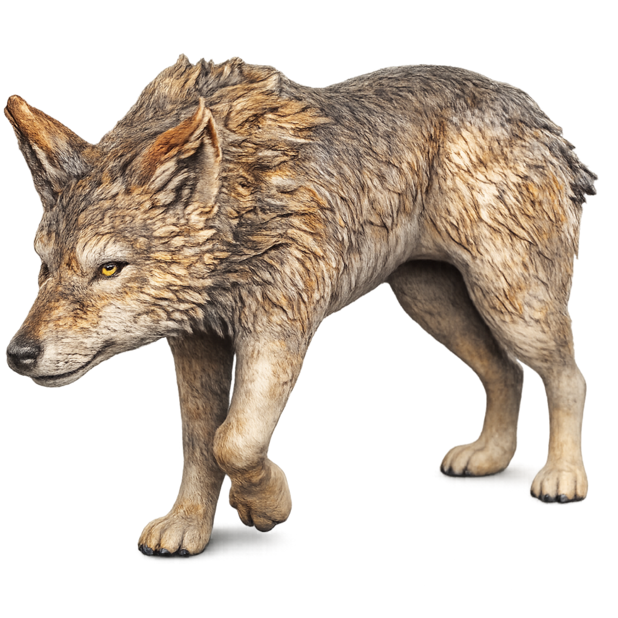 Painted Coyote miniature