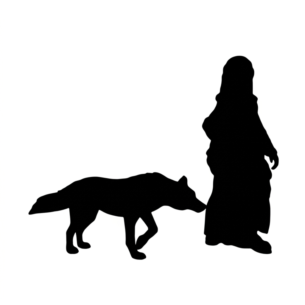 Coyote scale comparison to 28mm human miniature