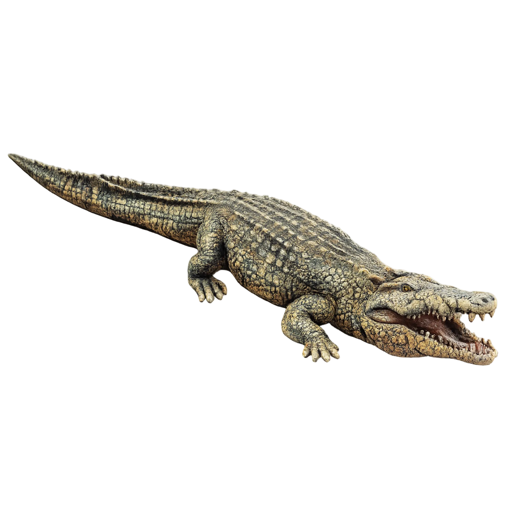 Painted Crocodile miniature