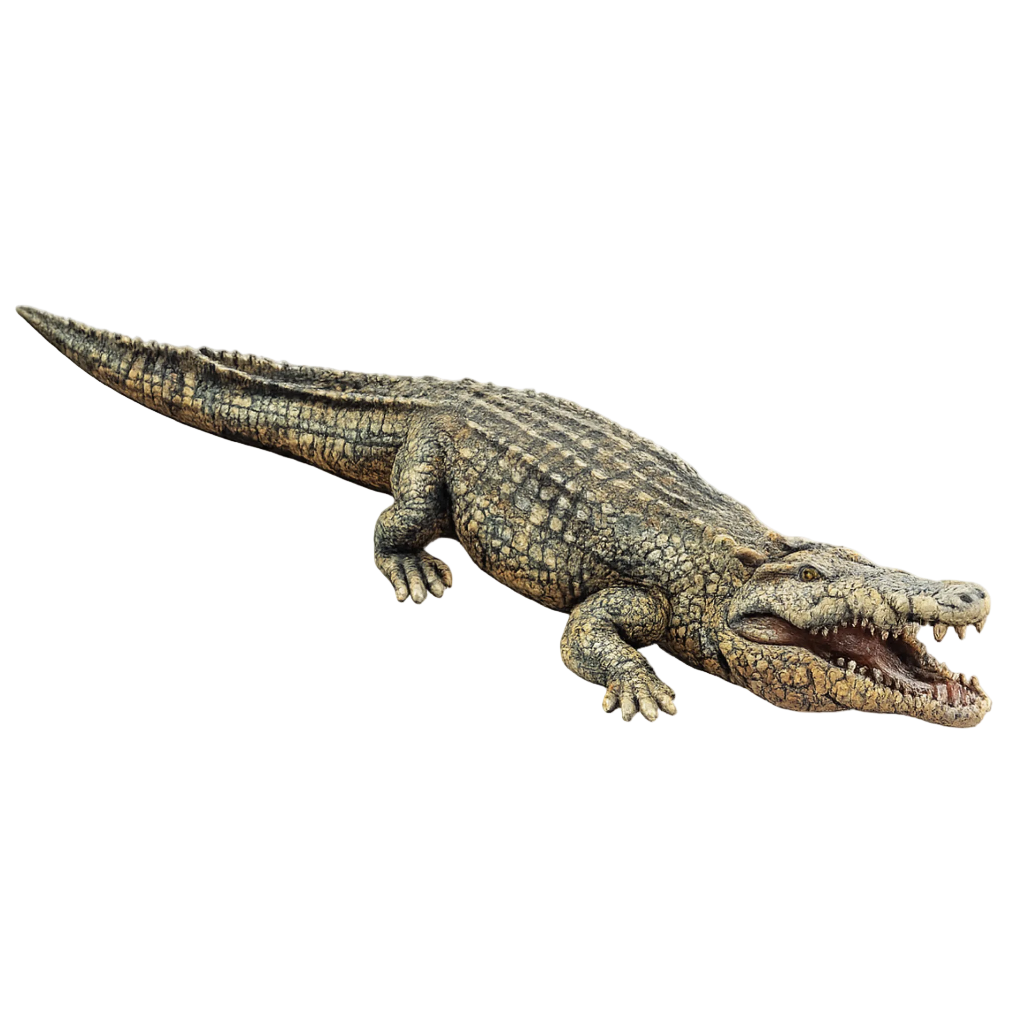 Painted Crocodile miniature