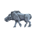 3D printed Daeodon Walking miniature side view