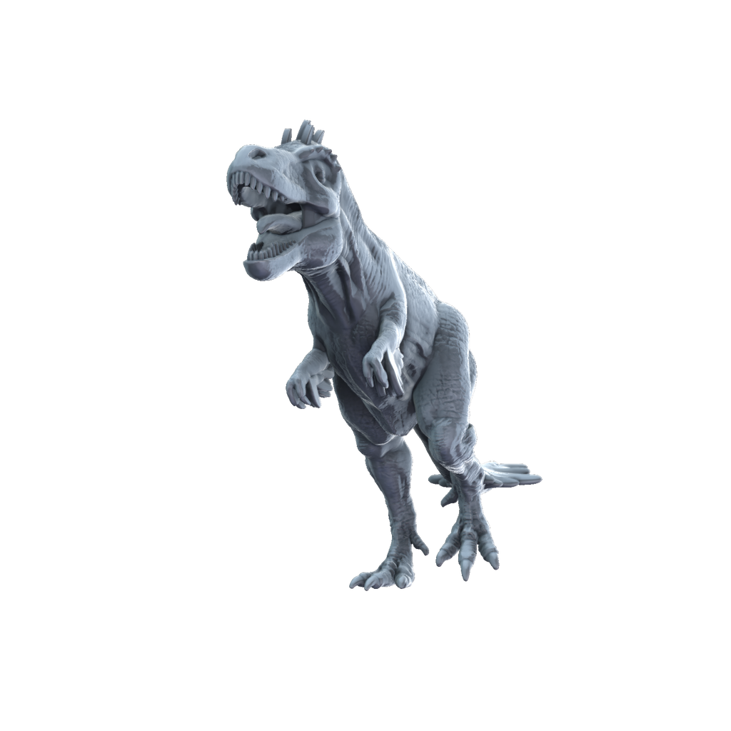 3D printed Daspletosaurus front view