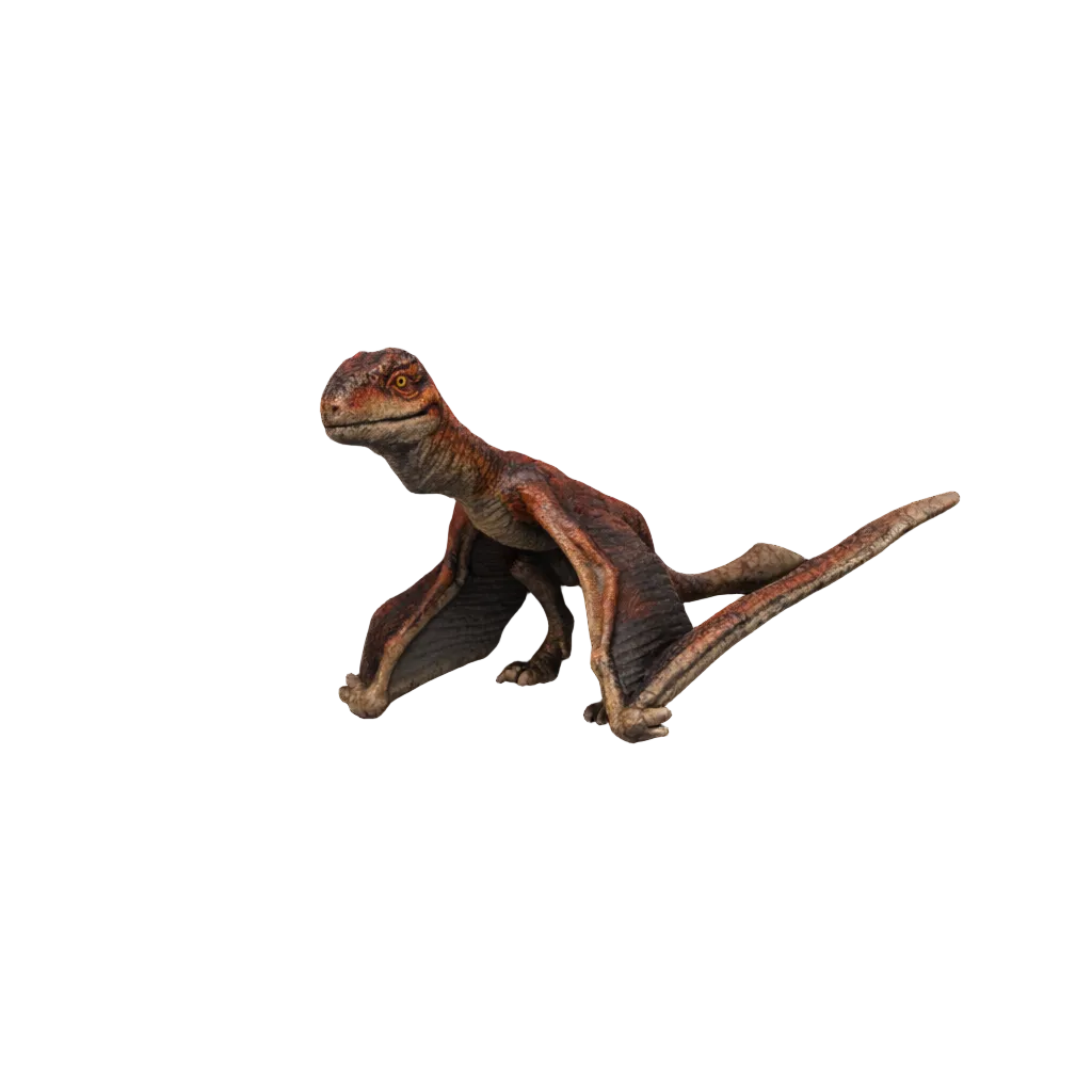 Painted Dimorphodon miniature