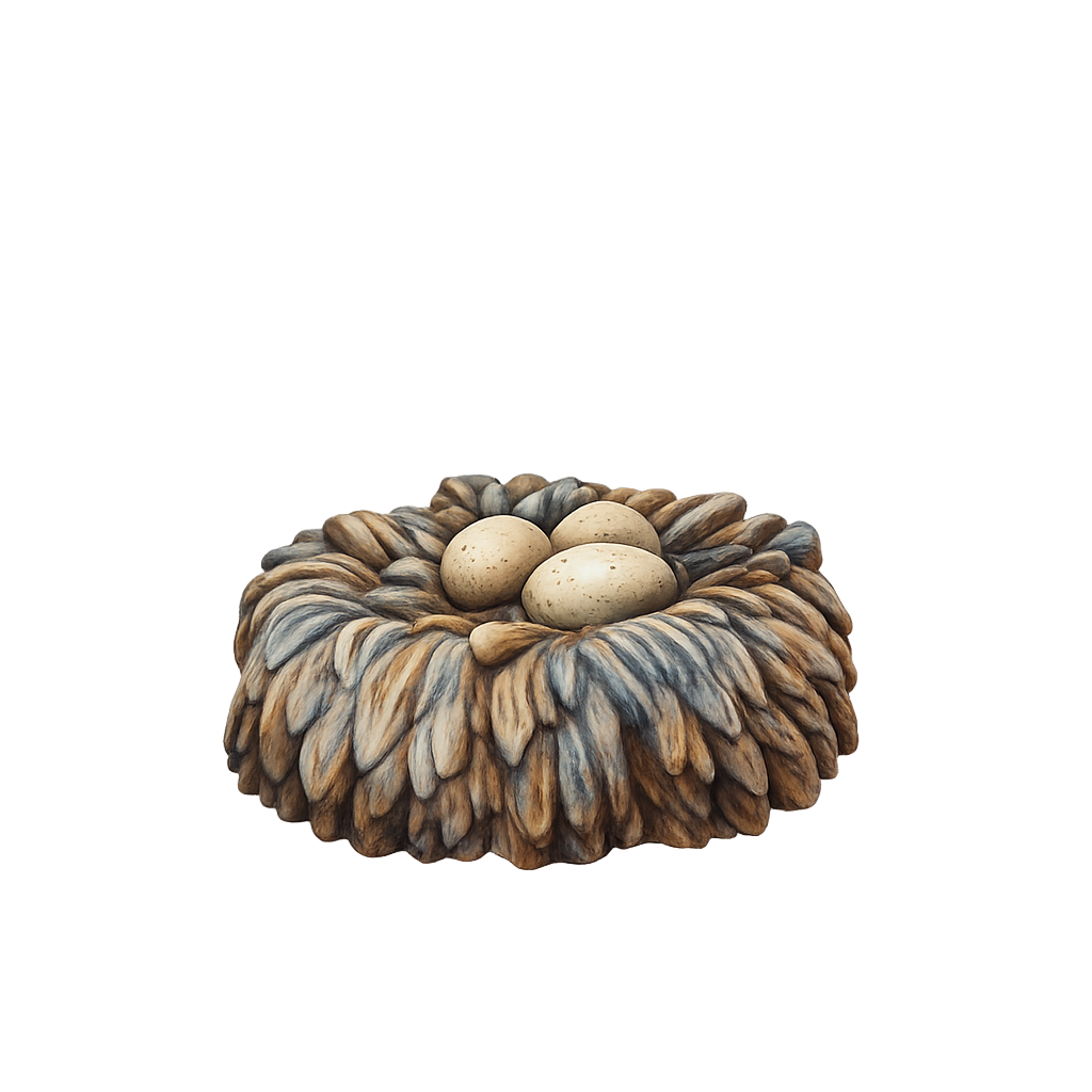 Painted Dodo Nest miniature