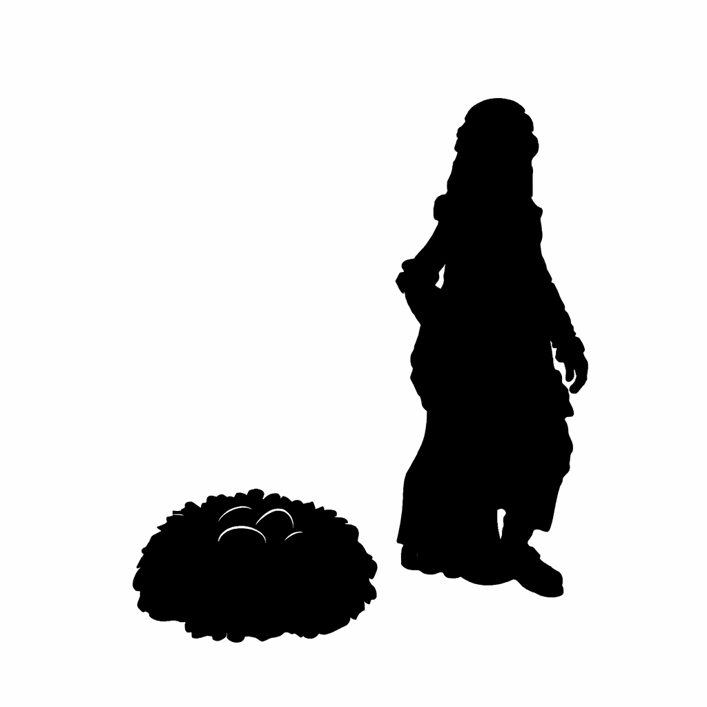 Dodo Nest scale comparison to 28mm human miniature