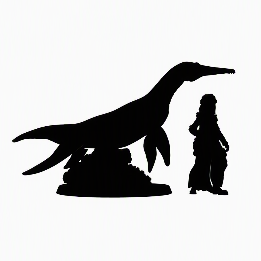 Dolicharhynchops scale comparison to 28mm human miniature