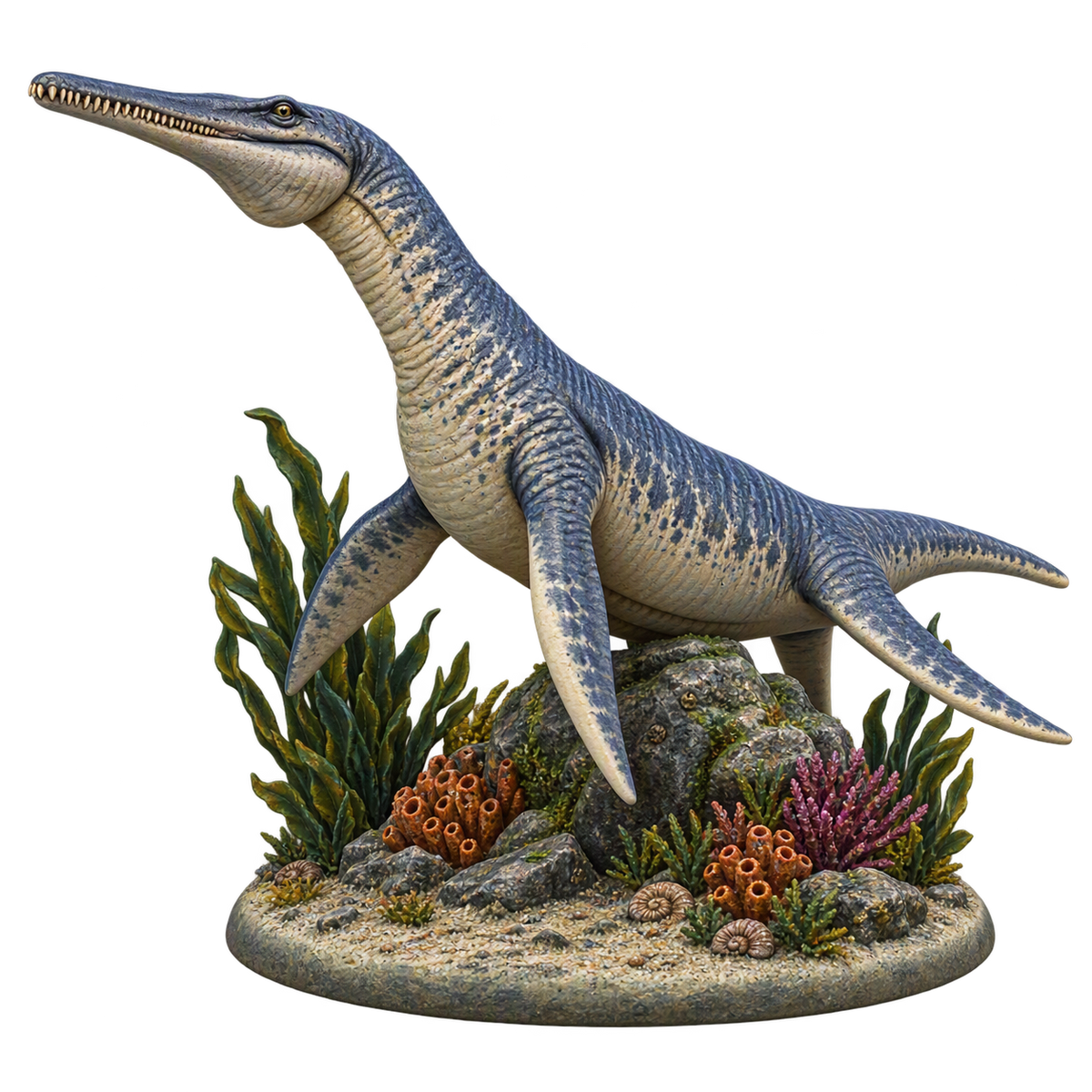 Painted Dolicharhynchops 3D printed miniature