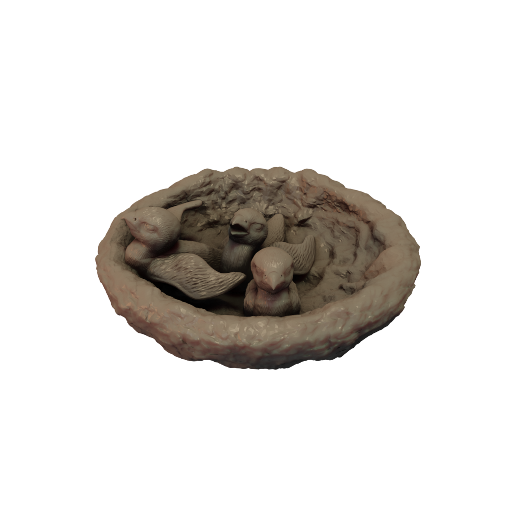 Eagle Nest with Chicks