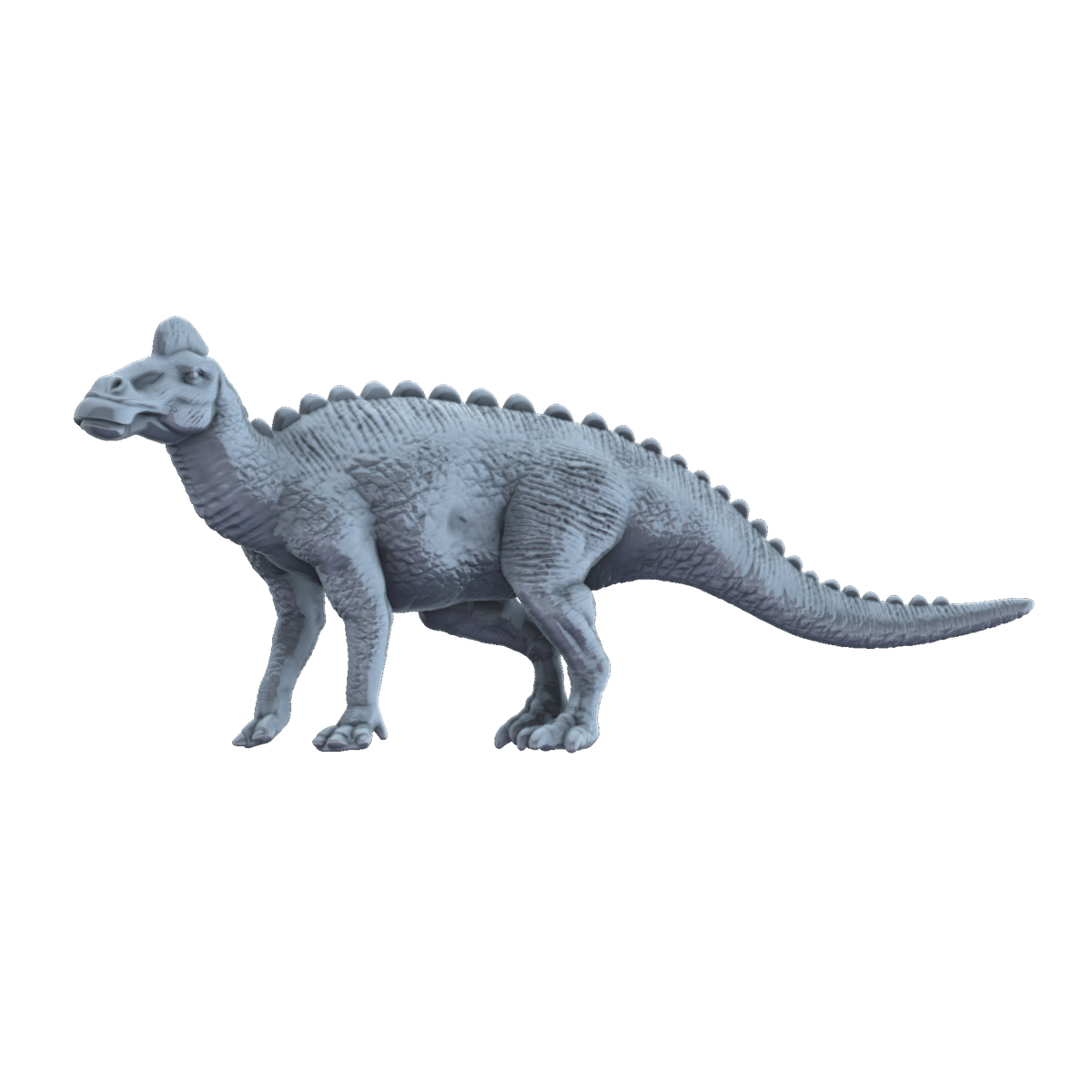 3D printed Edmontosaurus side view
