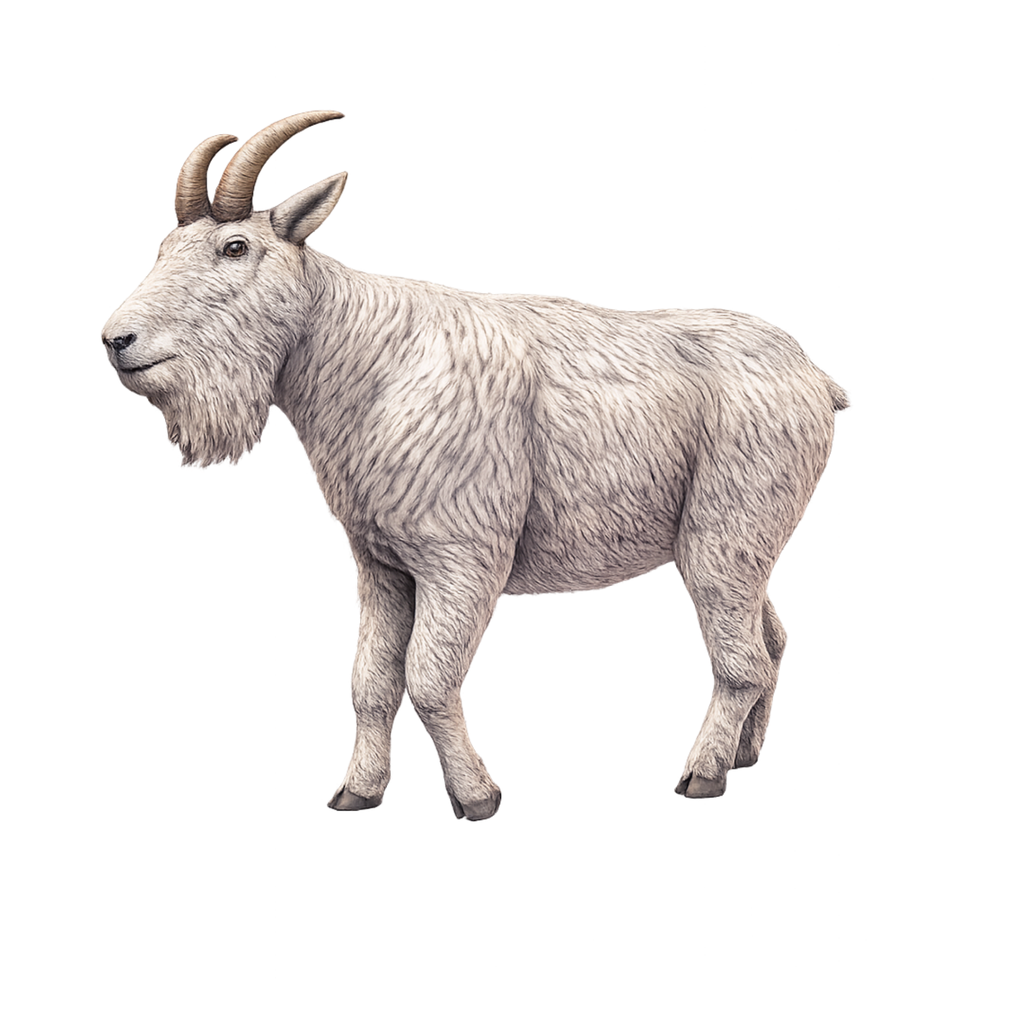 Painted Feral Goat miniature