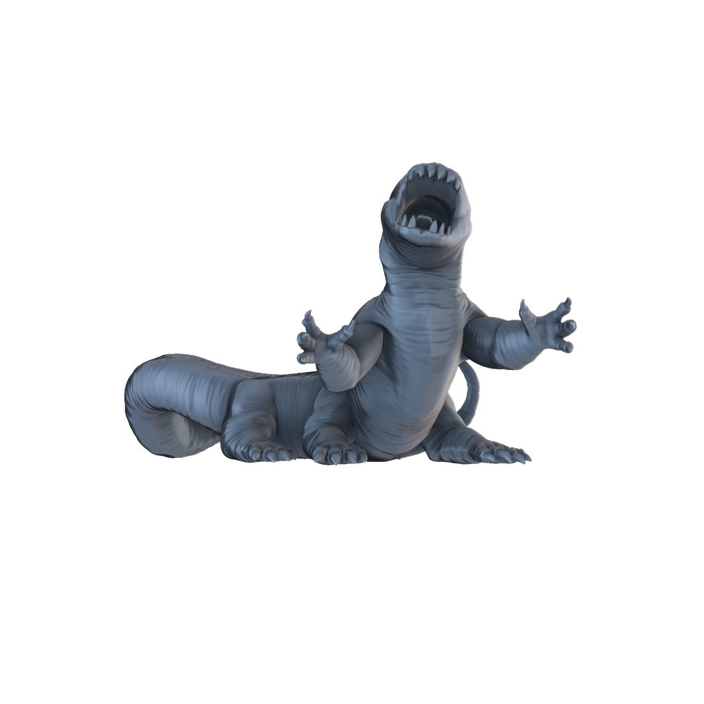 3D printed Frost Salamander front view