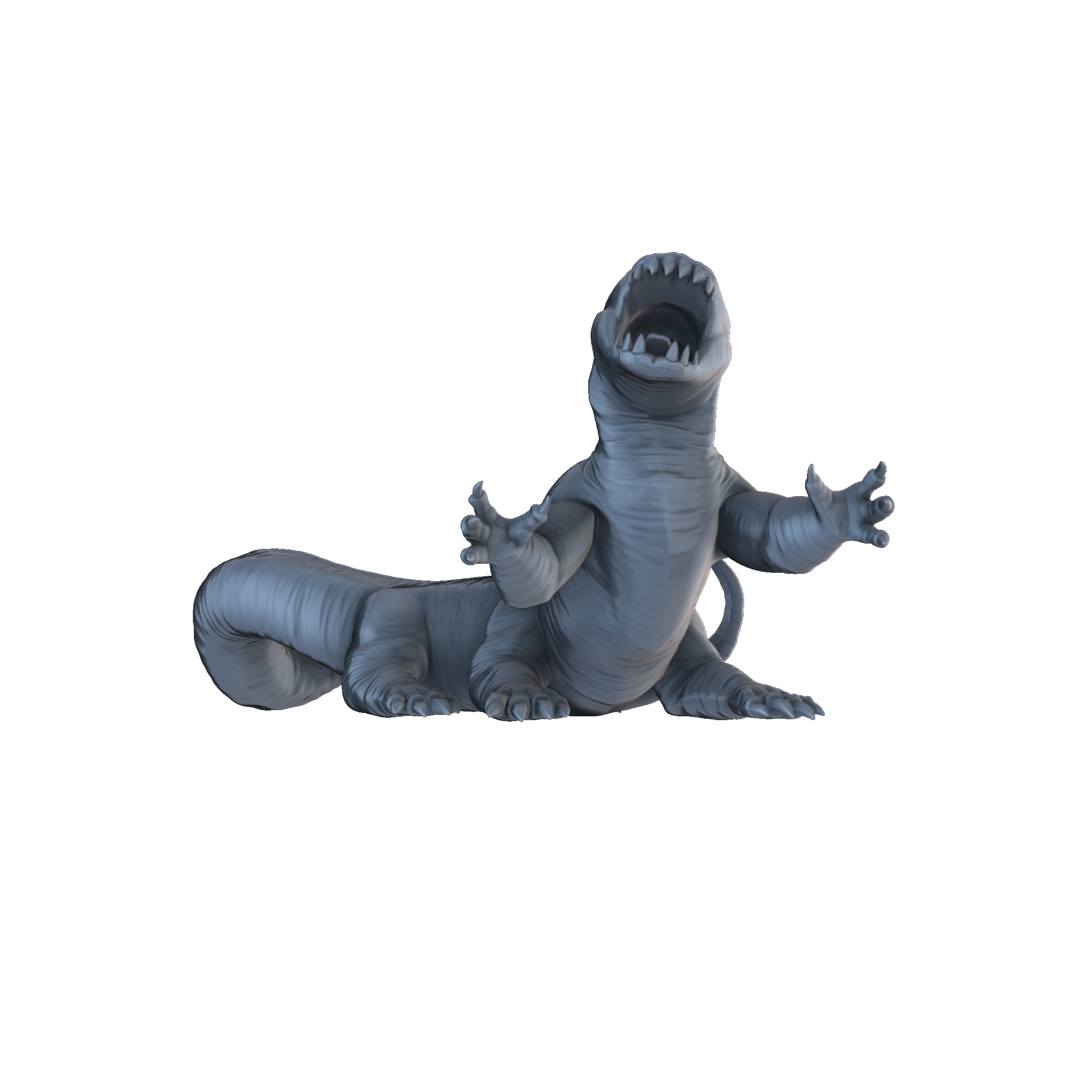 3D printed Frost Salamander front view