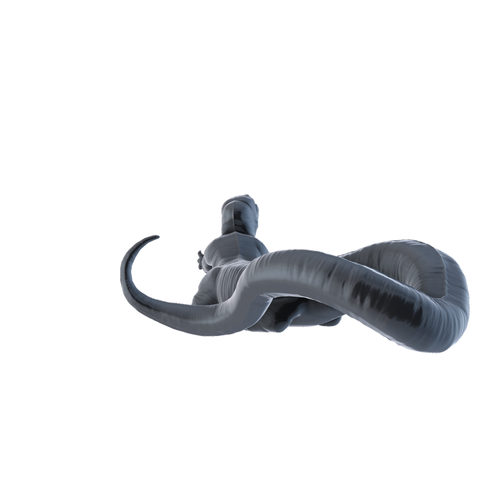 3D printed Frost Salamander rear view