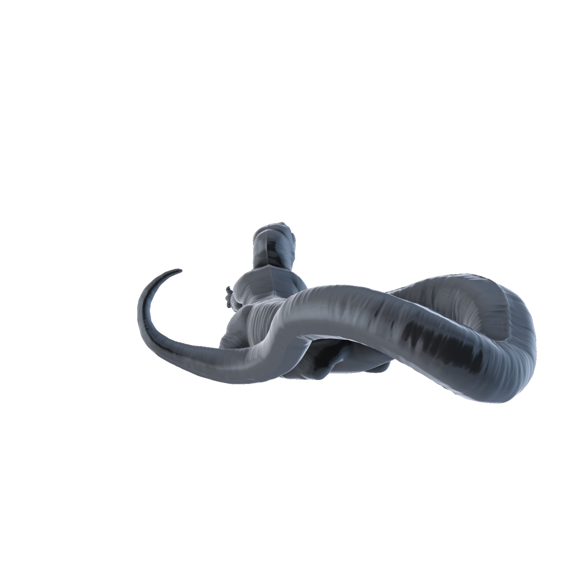 3D printed Frost Salamander rear view