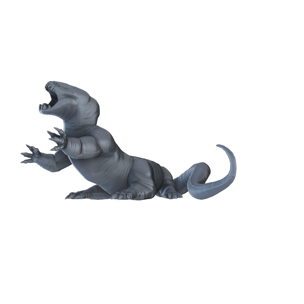3D printed Frost Salamander side view