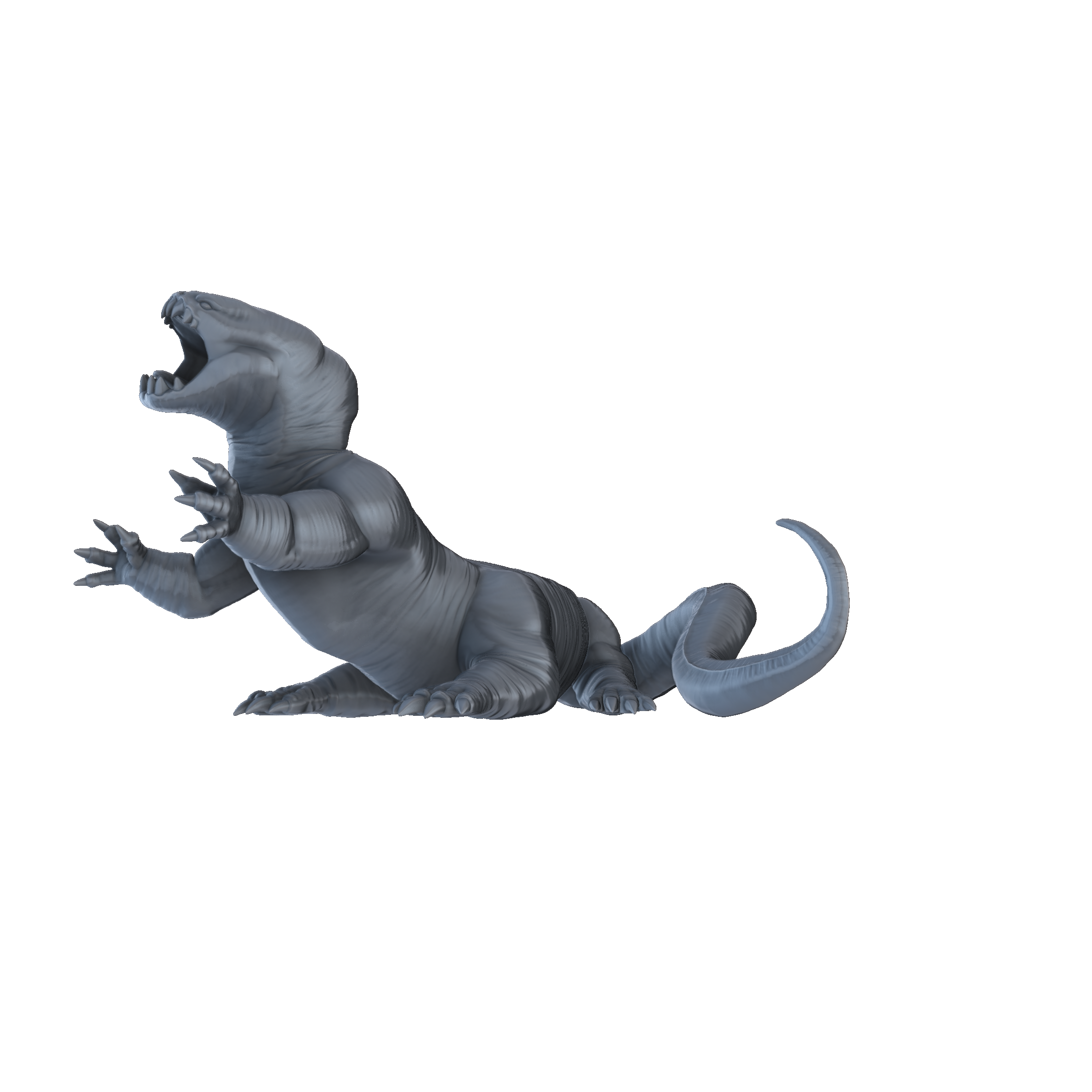 3D printed Frost Salamander side view