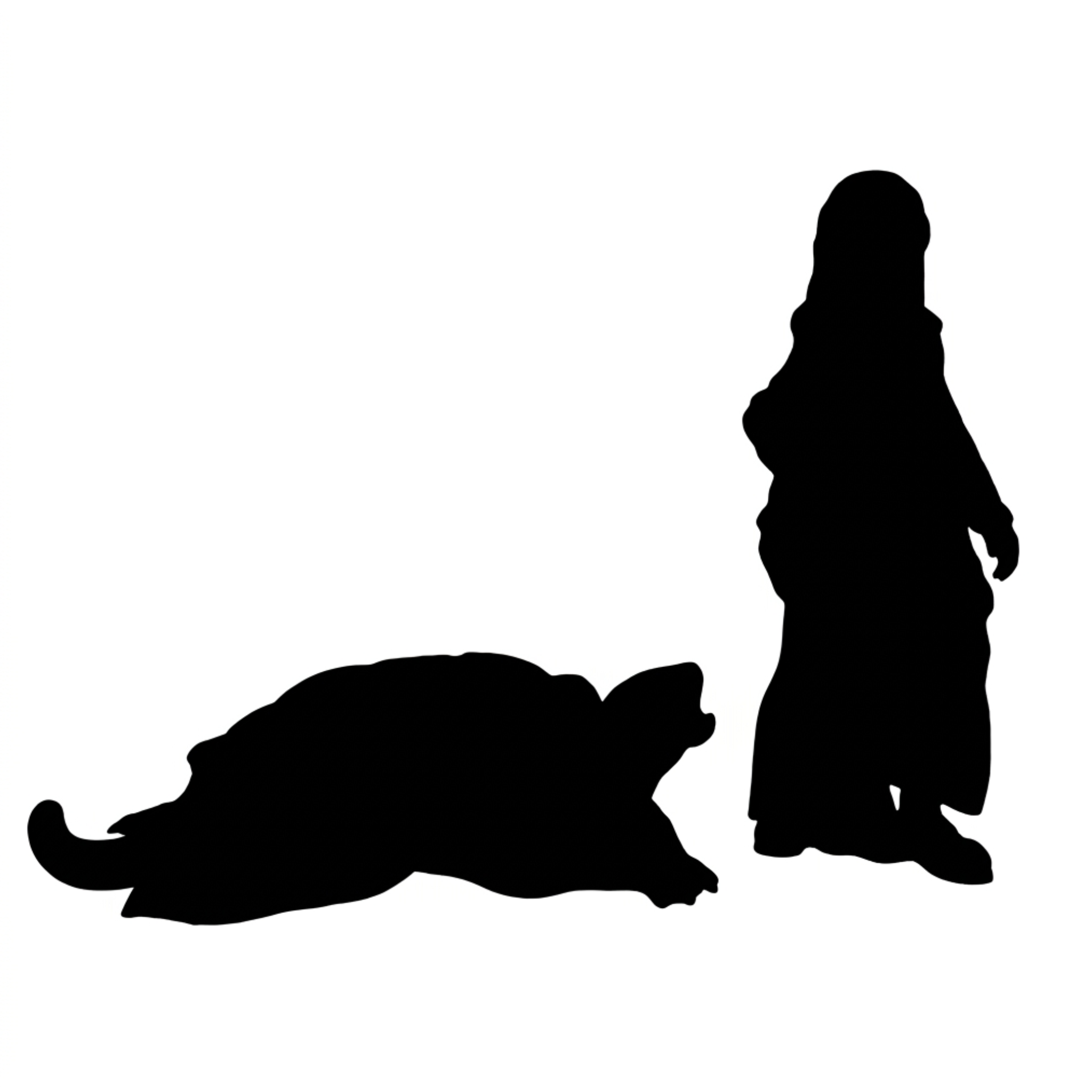 Galapagos Tortoise scale comparison to 28mm human miniature