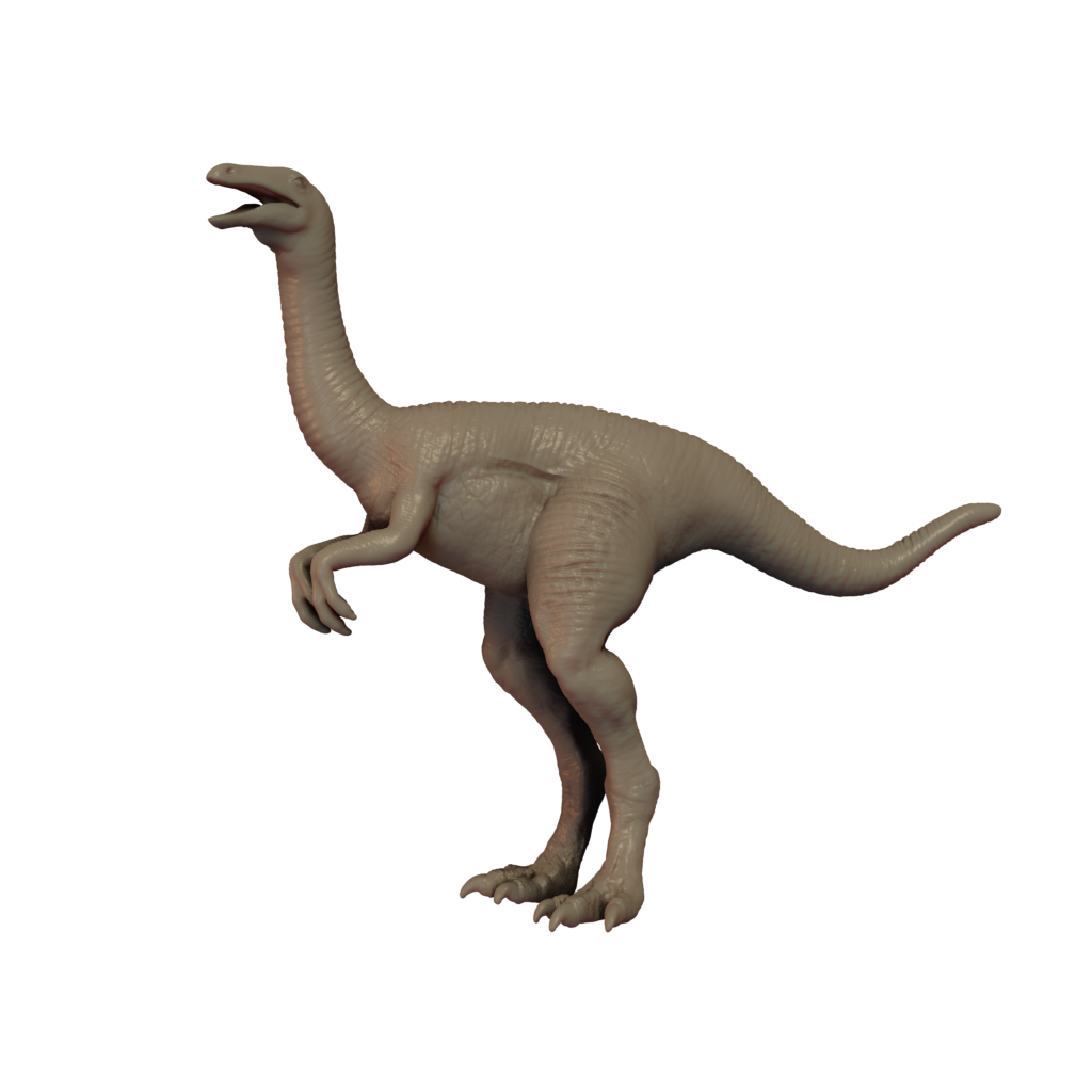 Gallimmus 3D Printed miniature side view