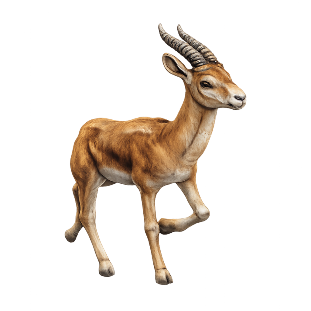 Painted Gazelle miniature