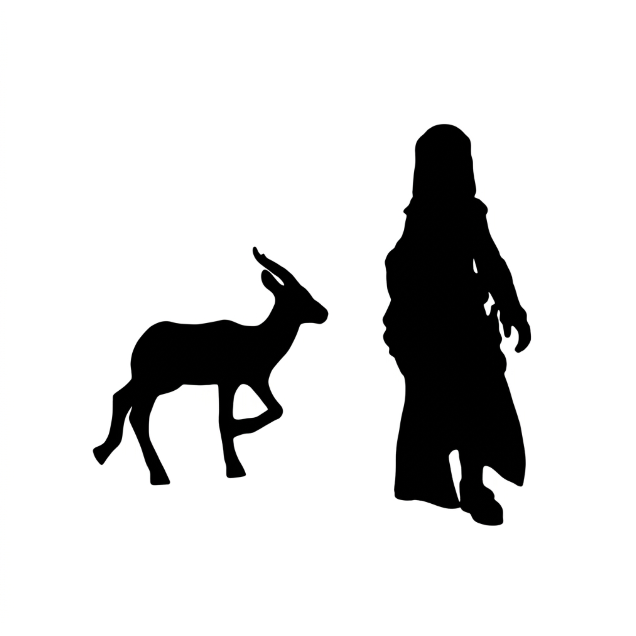 Gazelle scale comparison to 28mm human miniature
