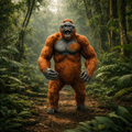 Gigantopithecus Standing - 28mm Miniature