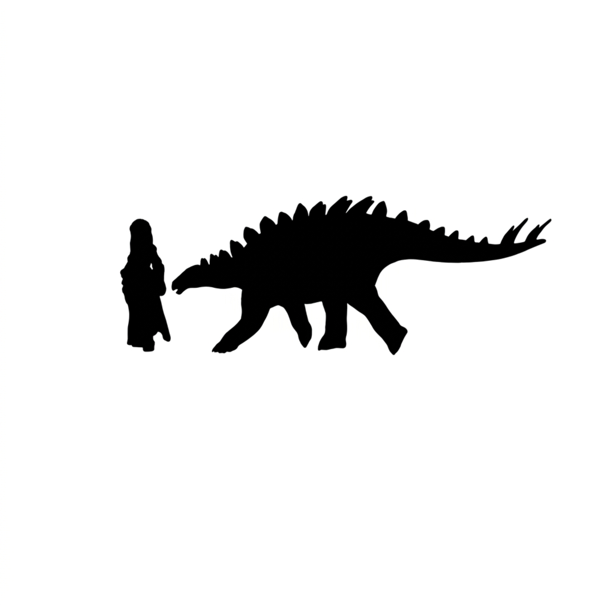 Gigantspinosaurus Running scale comparison to 28mm human miniature