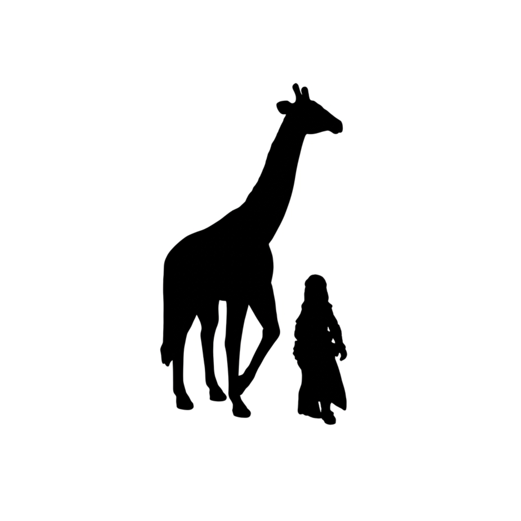 Giraffe scale comparsion to 28mm human miniature
