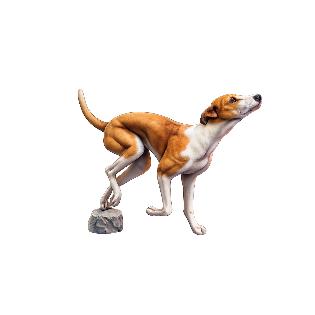Painted Greyhound miniature