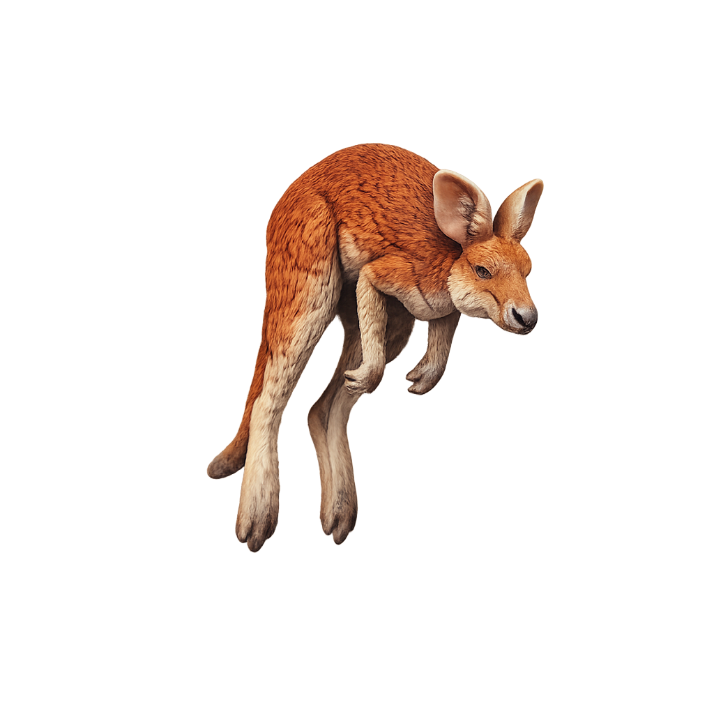 Painted Kangaroo miniature