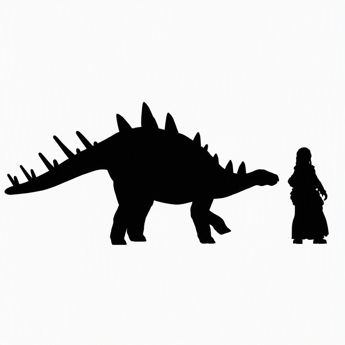 Kentrosaurus scale comparison to 28mm human miniature