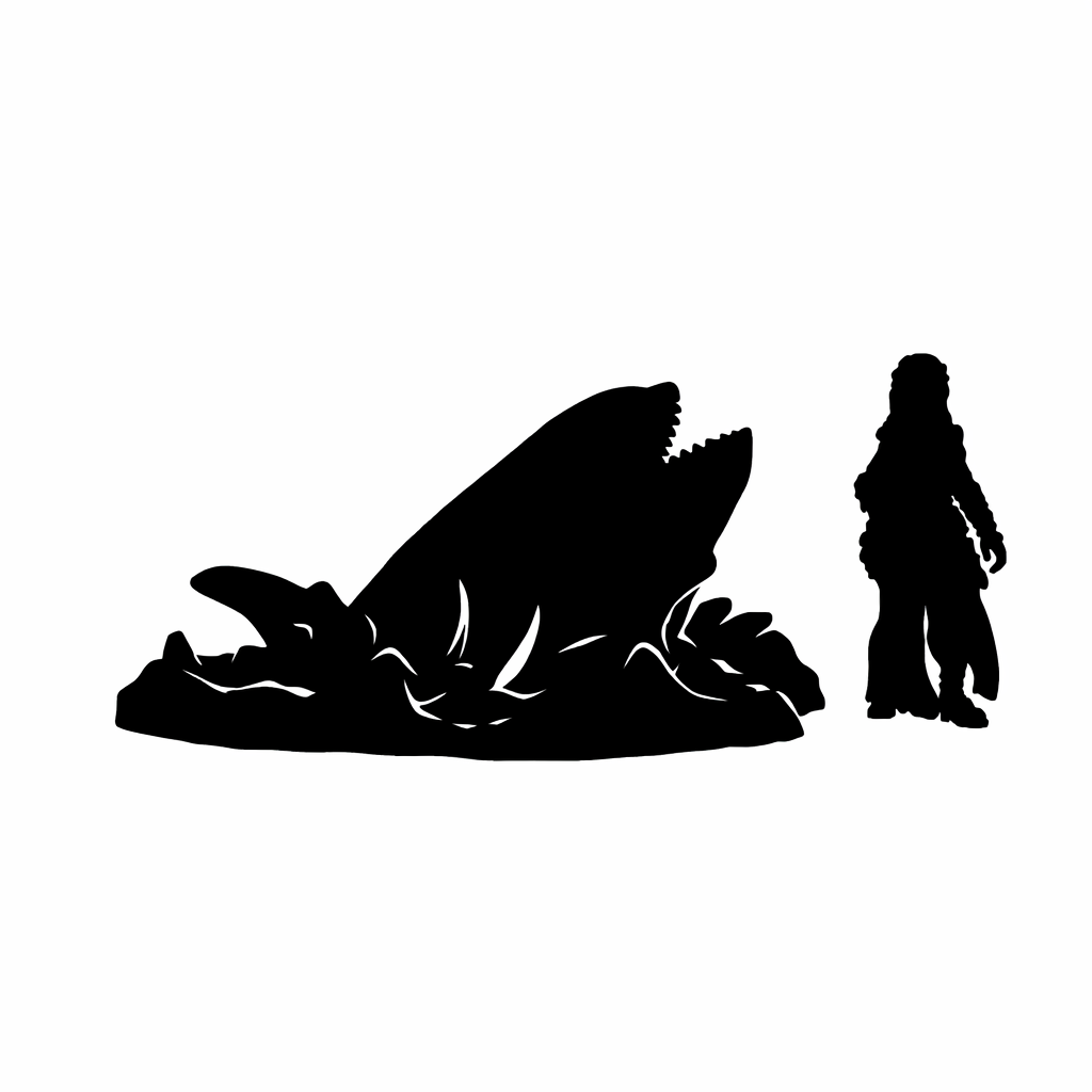 Killer Whale Breaching scale comparison to 28mm human miniature