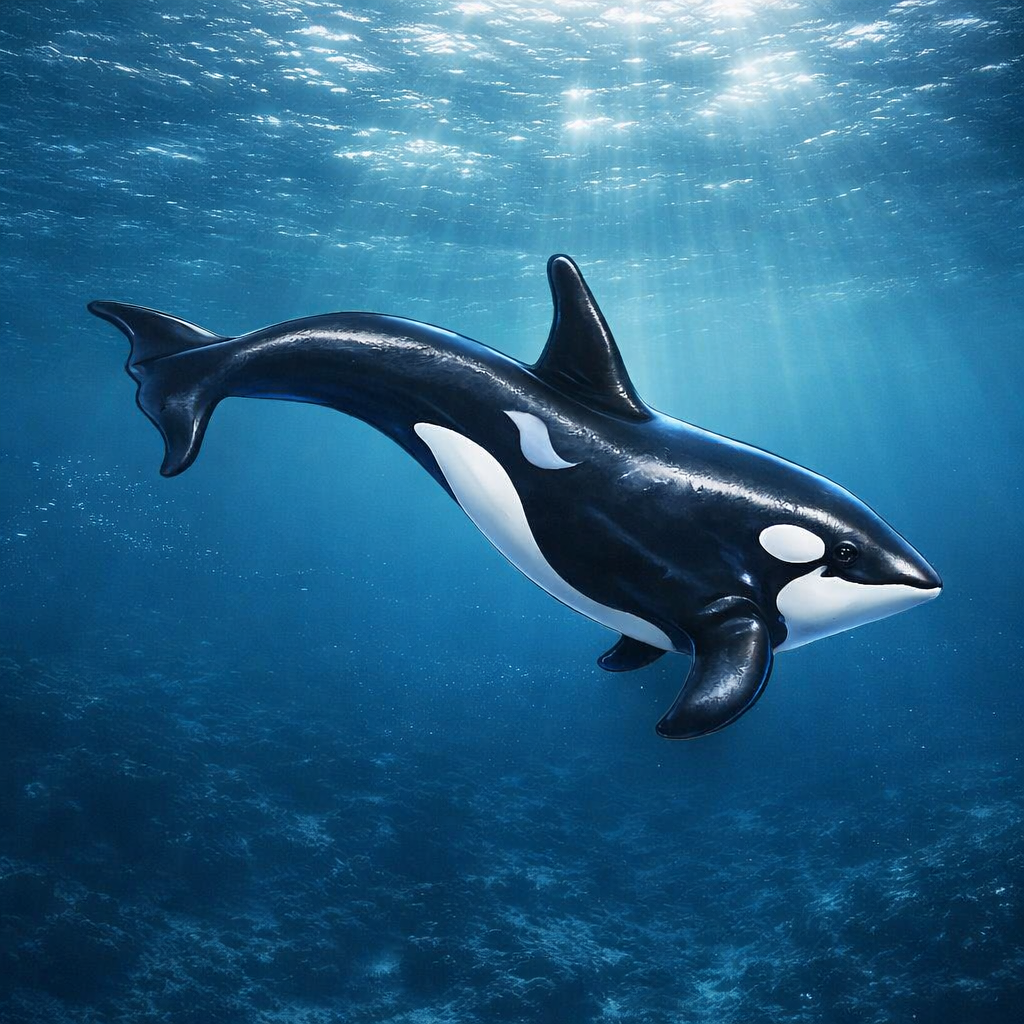 Killer Whale (Orca)- 28mm Miniature