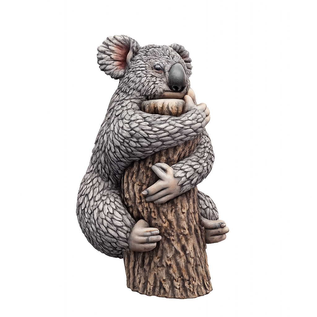 Painted Koala miniature