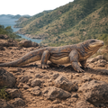 Komodo Dragon Standing - 28mm Miniature