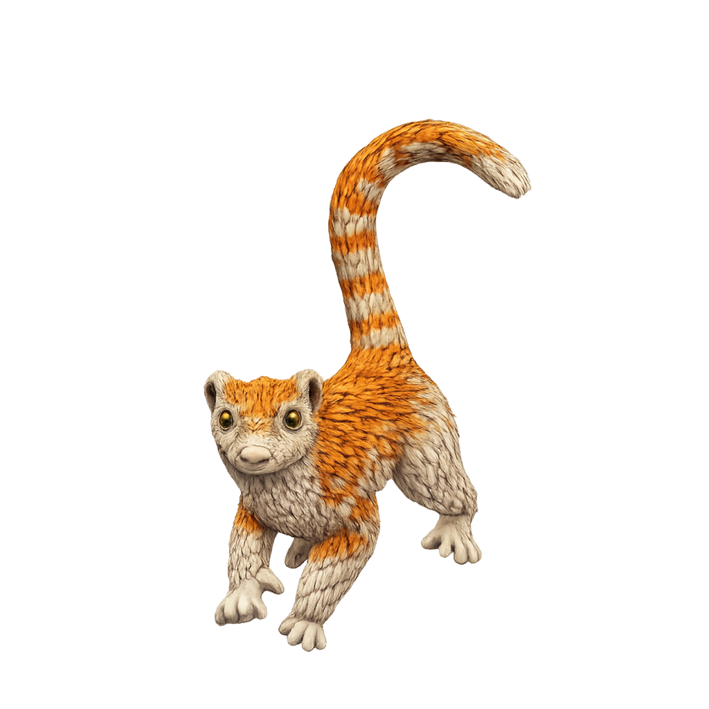 Painted Lemur miniature