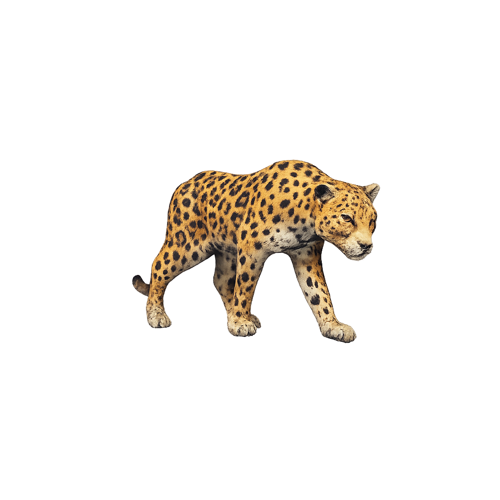 Painted Leopard miniature