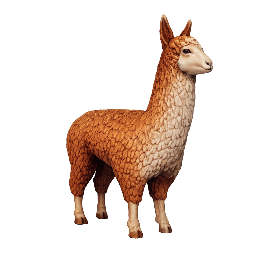 Painted Llama miniature