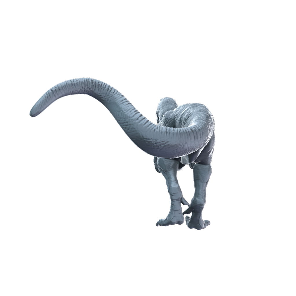 3D printed Llukalkan miniature rear view