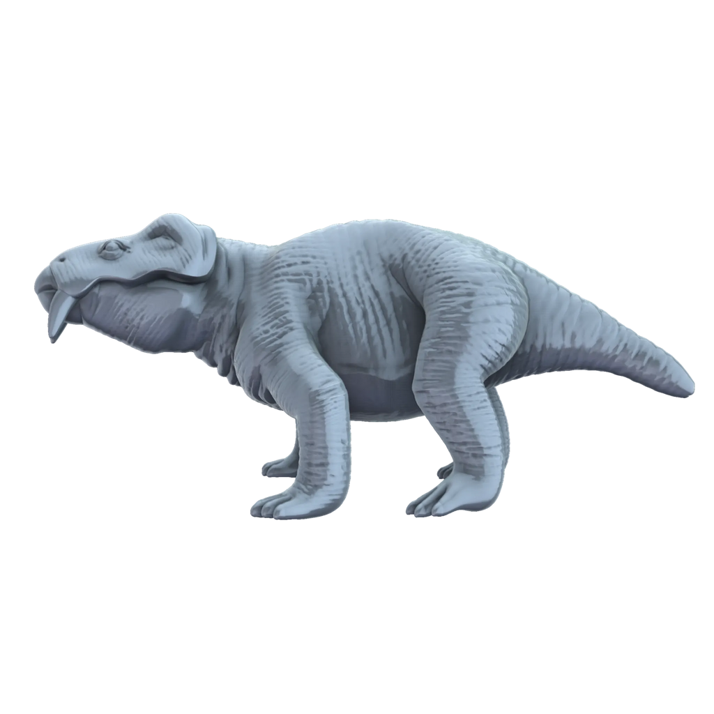 3d printed Lystrosaurus side view
